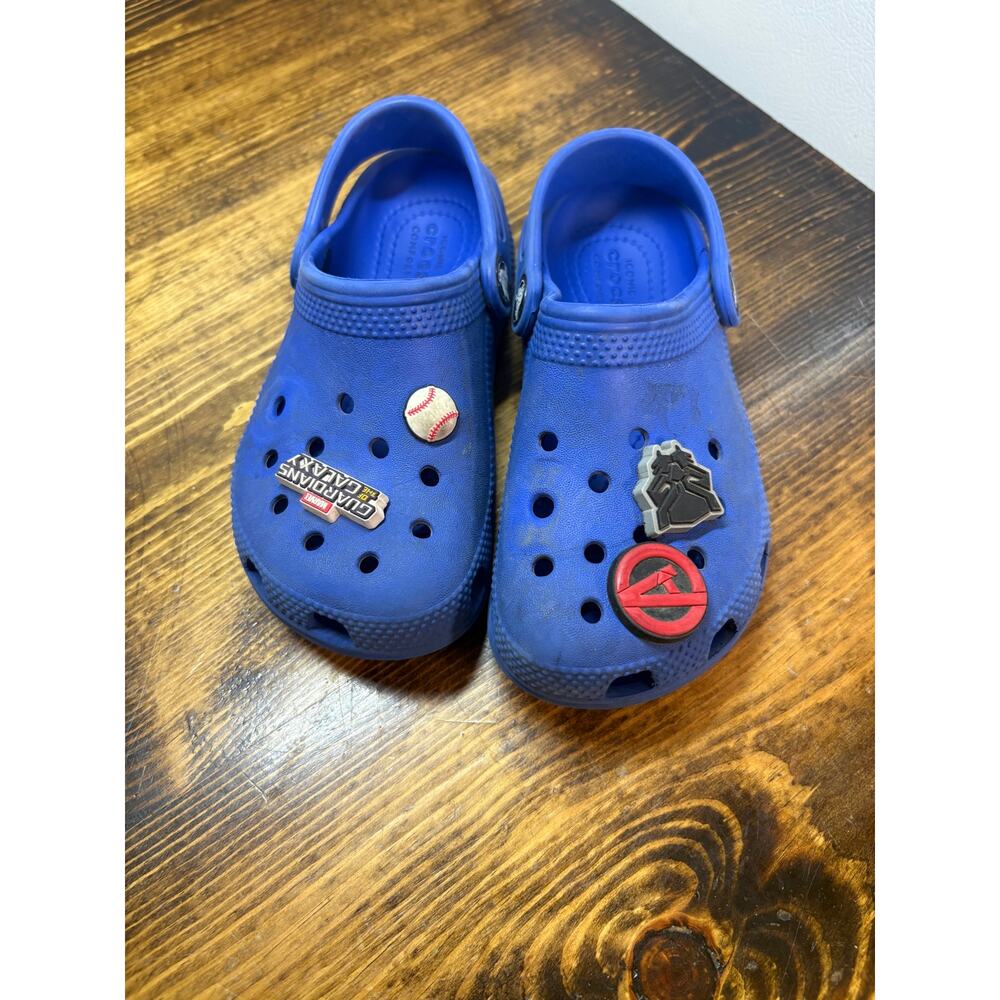 Crocs Blue Clogs Size C11 - Picture 3 of 10